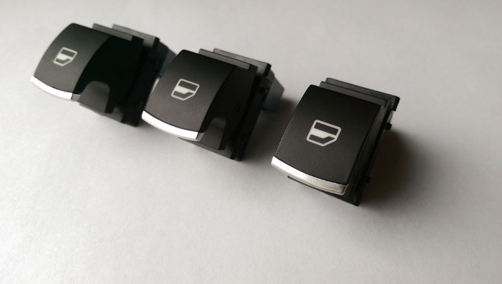 Set butoane 4 geamuri electrice lumini oglinzi cromate VW Touran Caddy