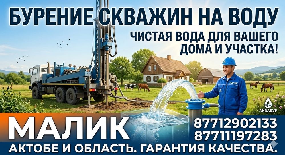 Бурение скважина на воду