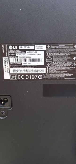 Tv smart  Lg defect