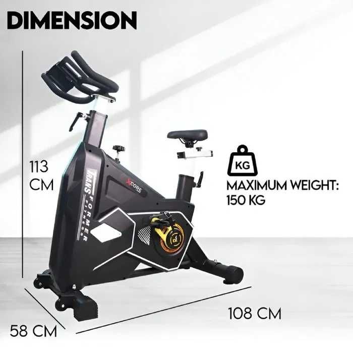 Велотренажер домашних тренировок, максимальный вес пользователя 150 кг
