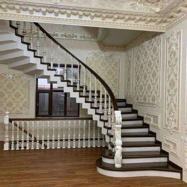 Yogochdan Zamonaviy Zinalar yasab urnatib beramiz manzil Samarqand