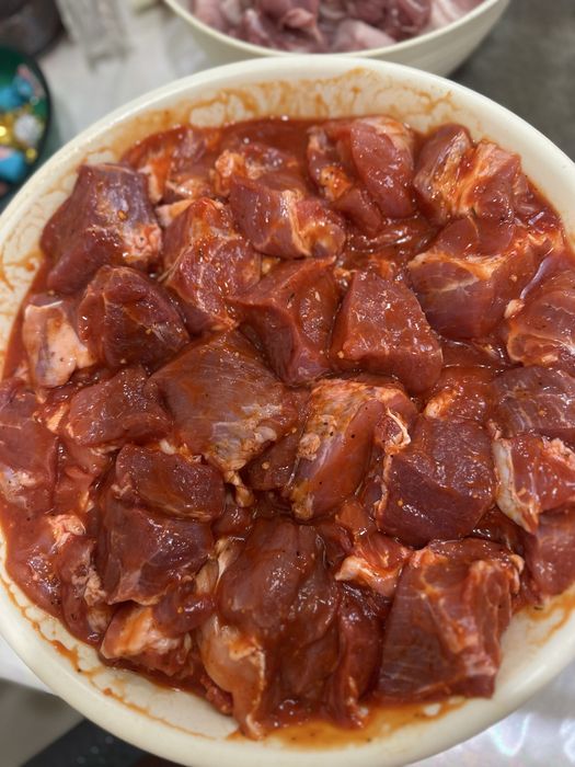 Маринованное мясо(шашлыки)