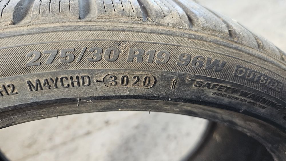 1 брой зимна гума kumho кумхо 275 30 19
