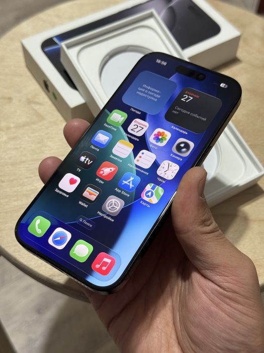  iPhone 16pro 5G 1TB black titanium в идеальном сост.