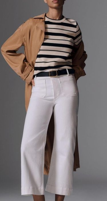 Pantalon cu crac larg