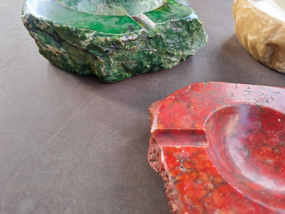 alabastru verde Romano Bianchi scrumiera onix cadou