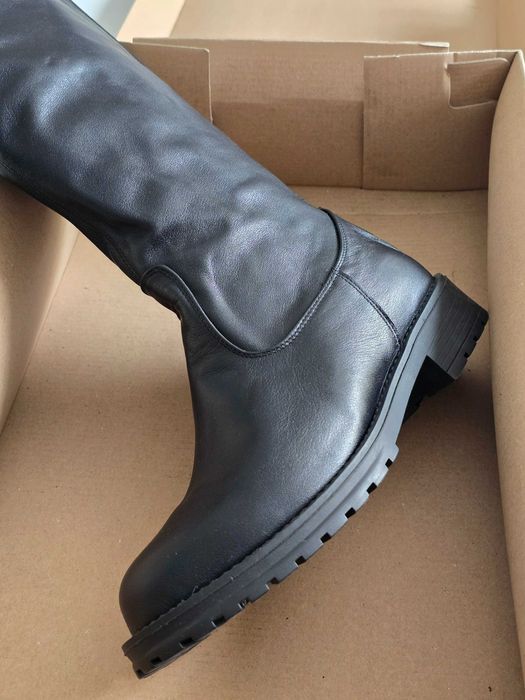 Cizme Inalte Dama -. piele naturala