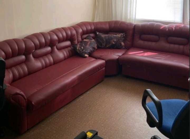 Холна гарнитура еко кожа