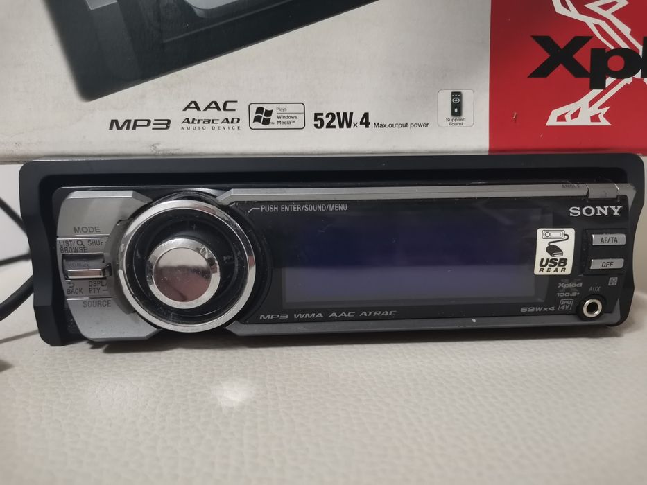 Sistem Audio Auto Sony Xplod: Player CDX-GT929U + Boxe Ovale 340W