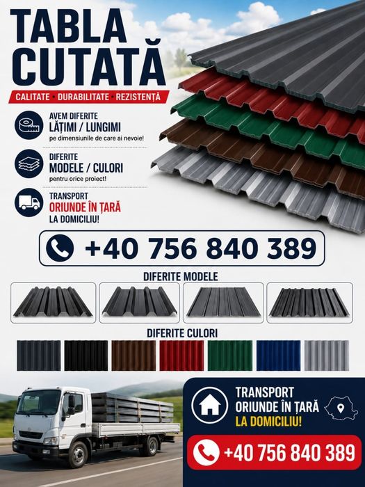 Tabla cutata de vânzare