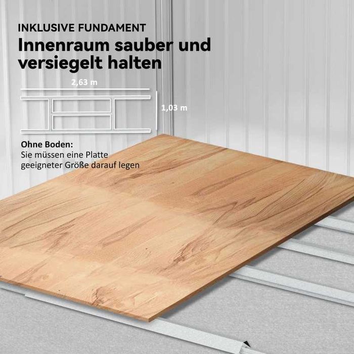 Слънчев метален градински навес с плъзгащи се врати и вентилационни прозорци, 277 x 195 x 192 см