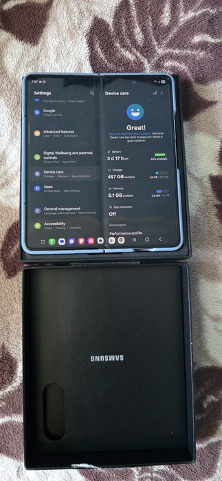 Vand telefon Samsung z fold 5 512 gb