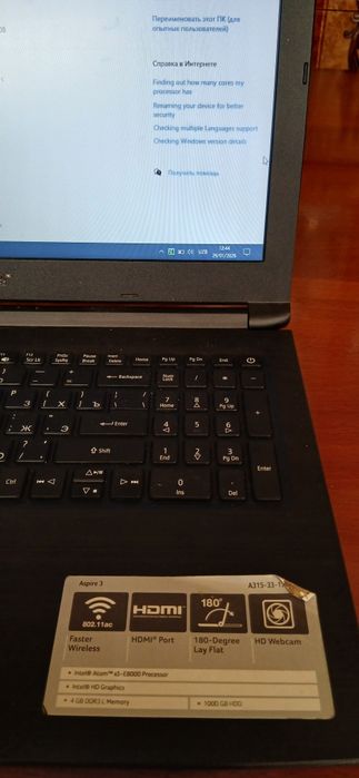 Noutbook ACER HDD 1TR.