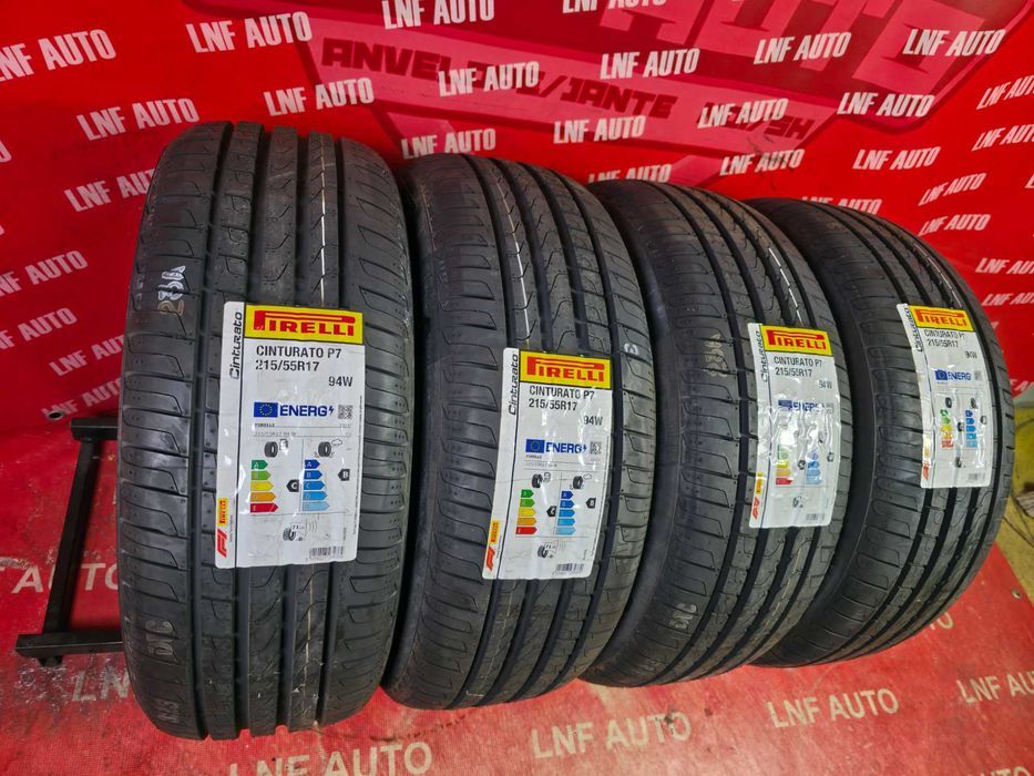4 Anvelope de VARA - 215/55/17 - PIRELLI Cinturato P7 - NOU - DOT 2023 ! SUPER PRET !!!!