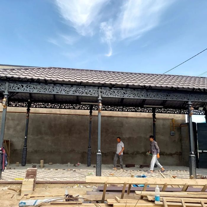 Навес ворота  арка тапчан есік решетка