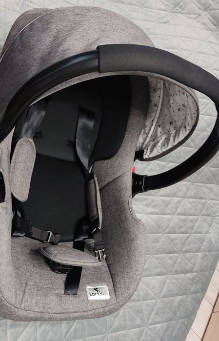 LORELLI Premium Комбинирана количка 3в1 CRYSTA GREY