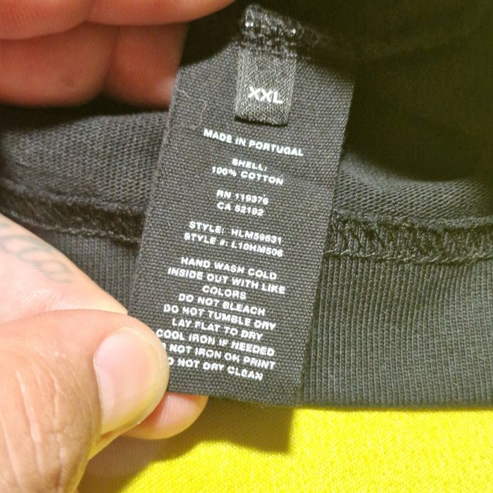 Tricou Original Helmut Lang - Rar - Barbati XXL