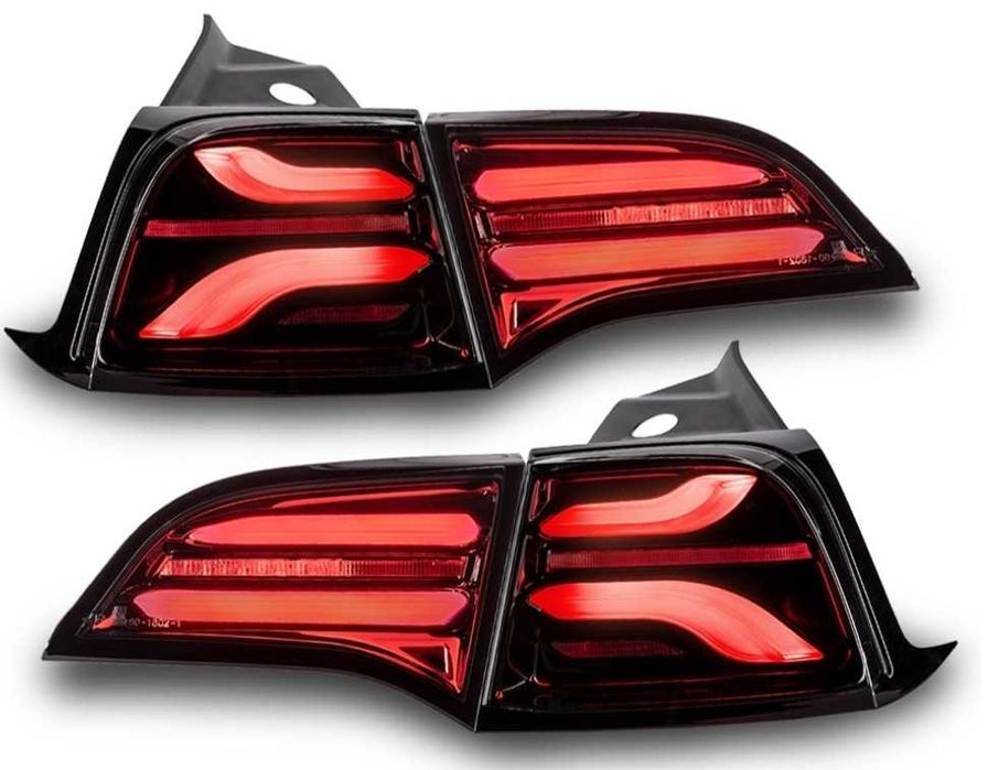 Стопове ТЕСЛА Модел 3 Y Tesla Led Лед Динамичен мигач Тъмни Опушени