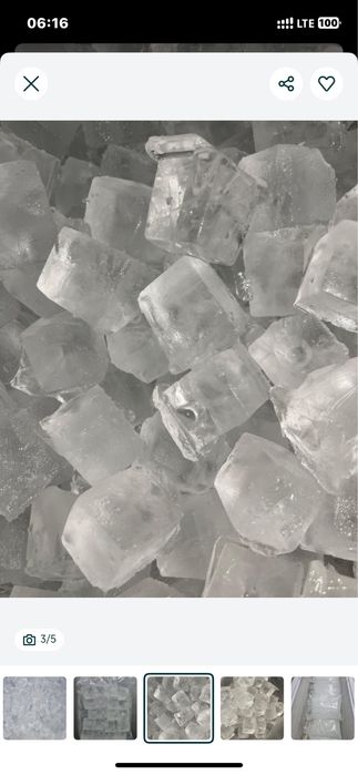 Лёд мұз пищевой