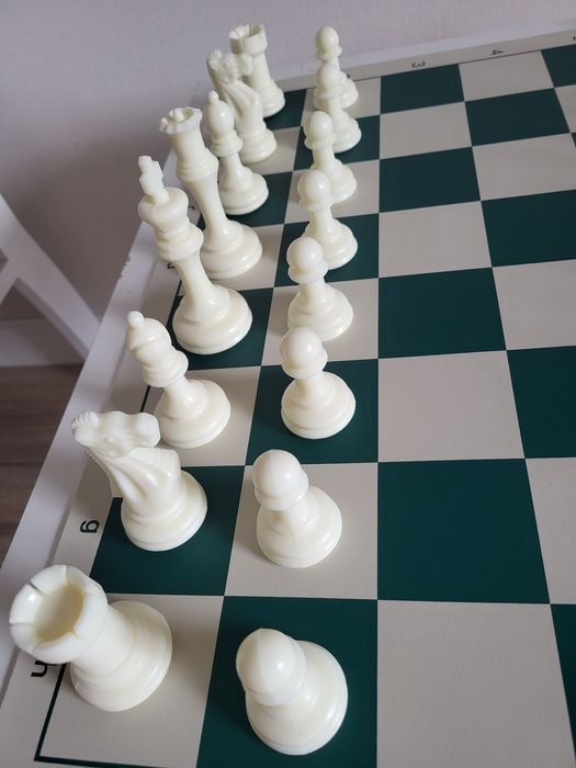 Шахматы на виниловой доске