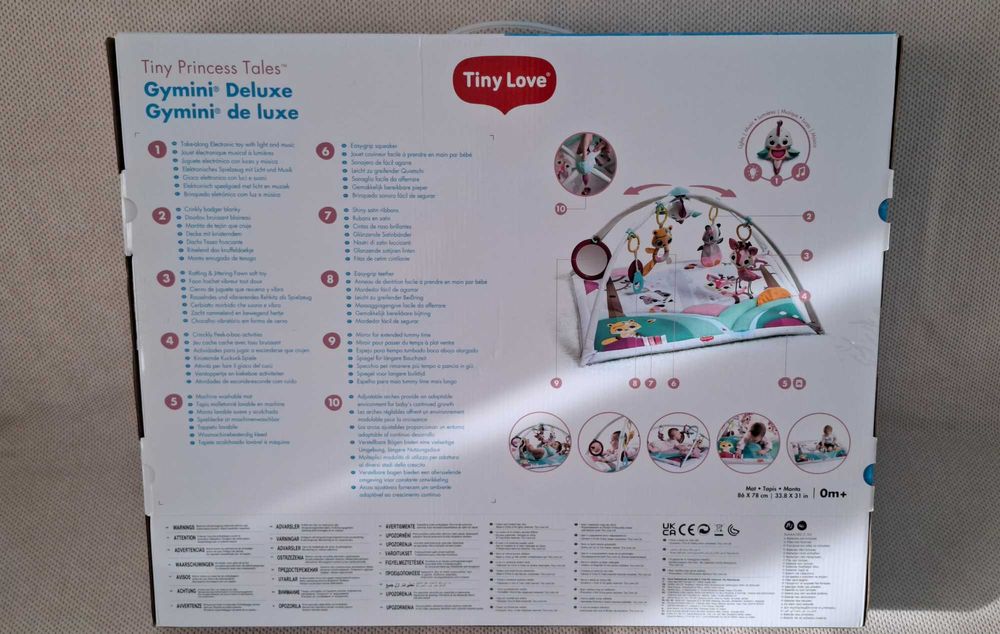 Детский Развивающий коврик "Into the Forest Gymini Deluxe" Tiny Love