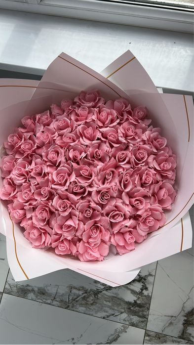 Цветы букеты мыльные розы