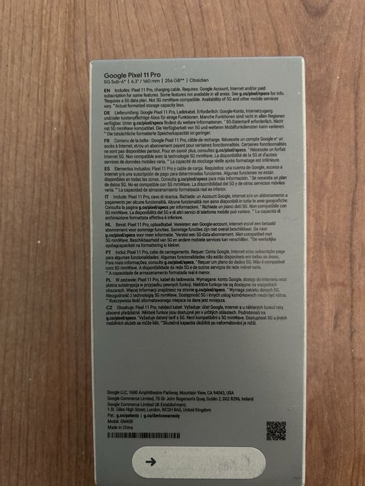 Чисто нов pixel 11 pro