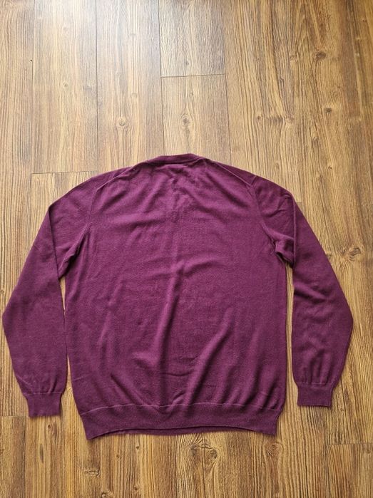 Страхотен мъжки пуловер HUGO BOSS  размер 2XL, вълна
и памук, без забе