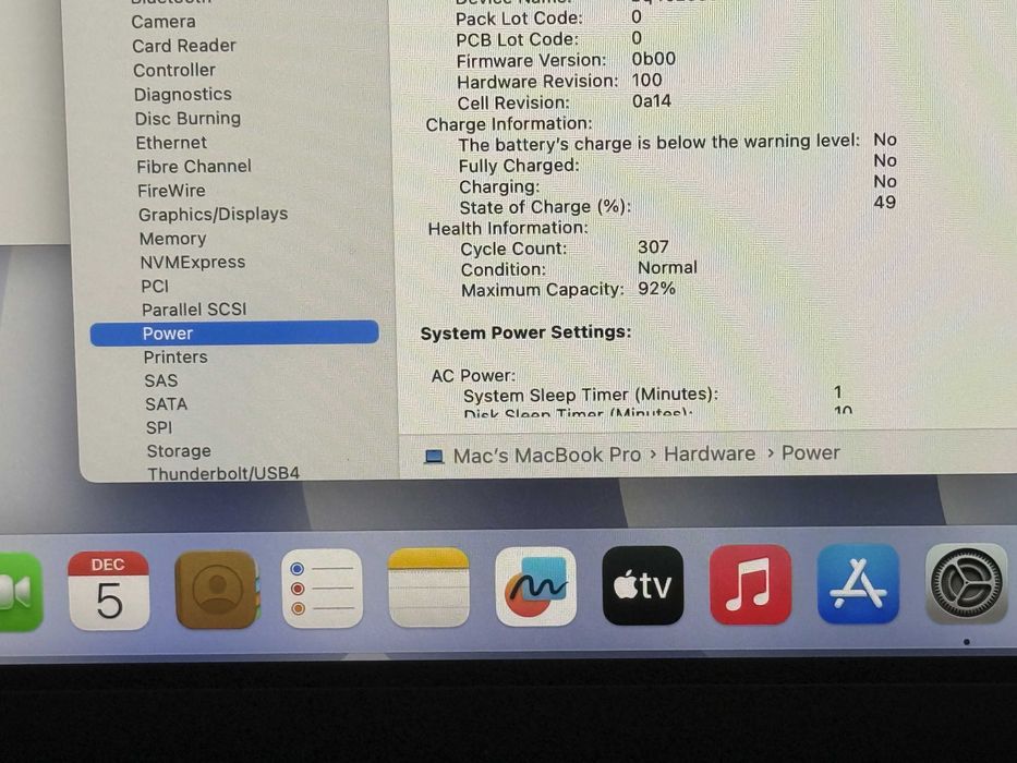 MacBook Pro 16 M1 Pro`10 CPU/16 GPU/1TB SSD/32GB RAM/Като Нов