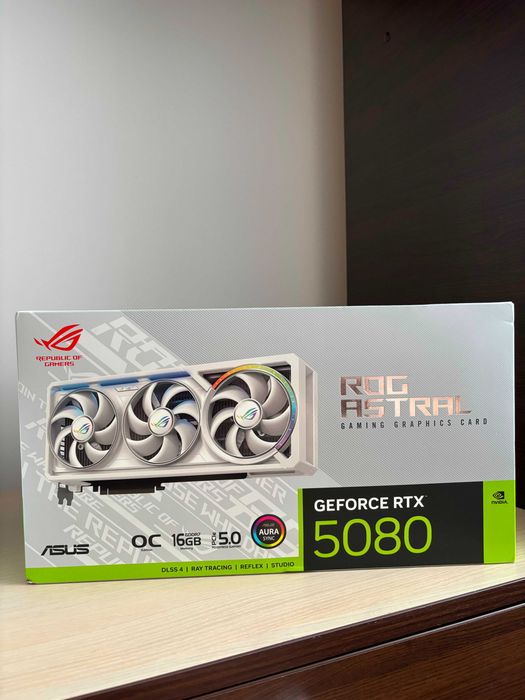 ASUS ROG Astral GeForce RTX 5080 OC White Edition 16GB SIGILATA