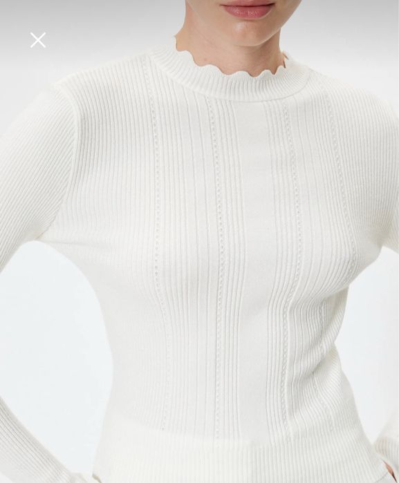 Koton - бял пуловер М