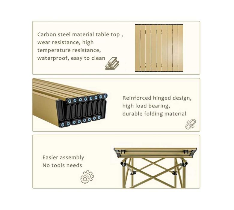 Стол для пикника-53х51х50 см Доставка бесплатно