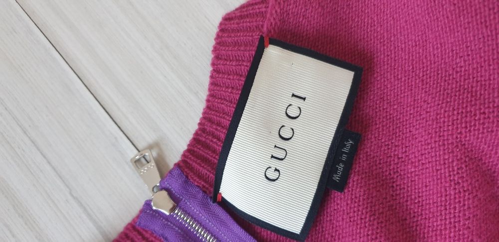 Gucci Wool Made in Italy Womens Size  L / XL ОРИГИНАЛ! Дамски Пуловер!