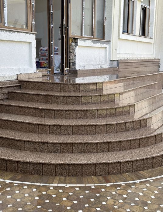 ГРАНИТ на цокал Натуральный ТРАВЕРТИН на ФАСАД Профессиональный мастер