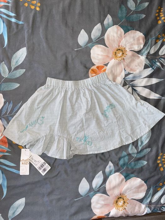 Голубые юбка-шорты Happy Kids, размер 110 (новые с биркой)