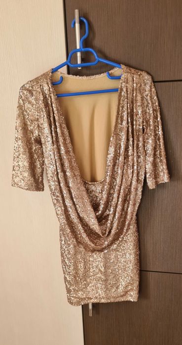 Rochie paiete "gold"
