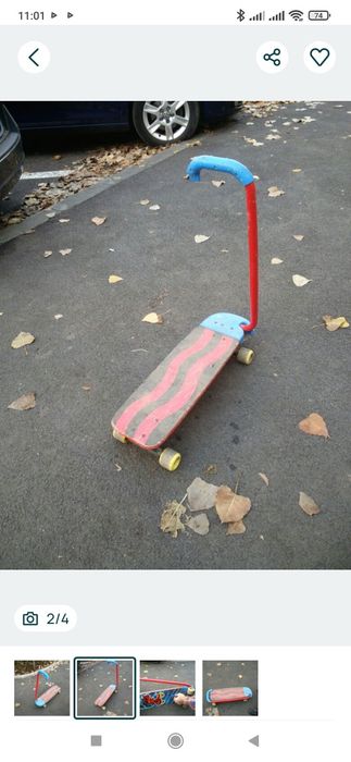 Skateboard copii pliabil