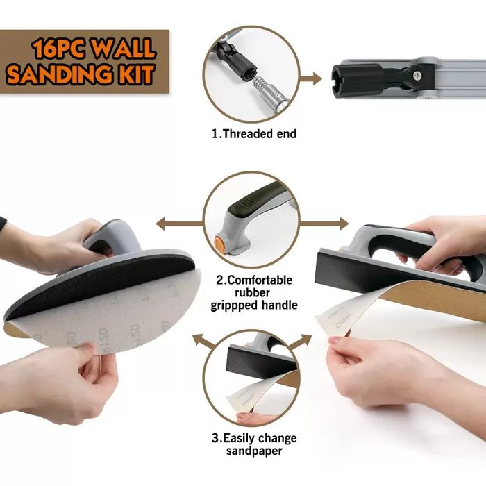 Комплект за шлайфане на стени RollingDog SURFEX 90194
