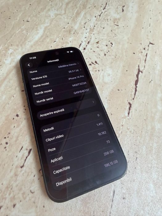 Iphone 14 Pro Space Black 256GB
