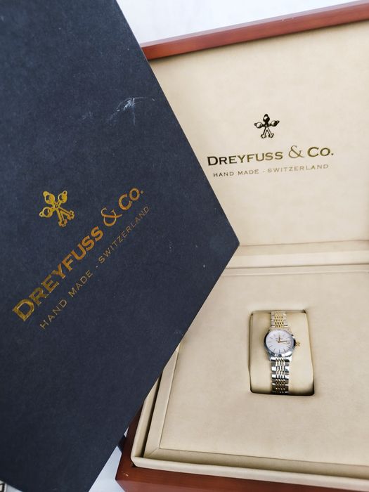 Ceas de damă Dreyfuss & Co 1890 DLB00005/02, Quartz, 2 tonuri argintiu/placat cu aur.