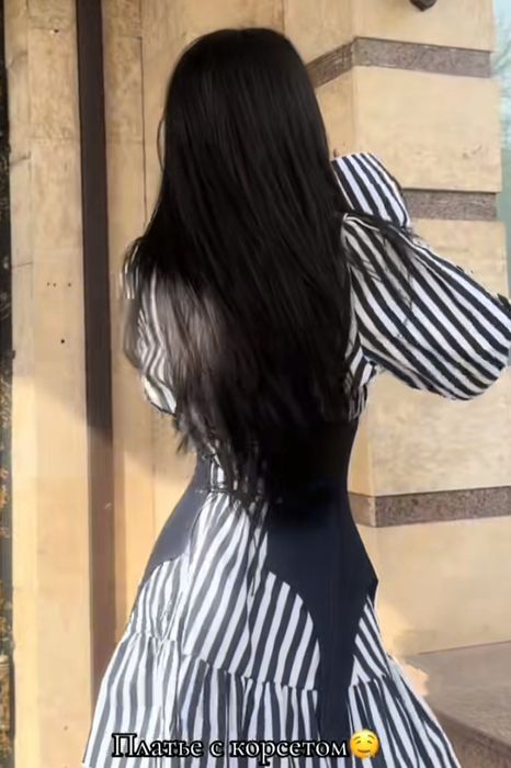 Рубашка платья с корсетом