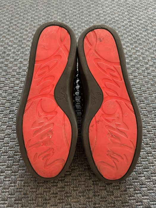 Adidași Christian Louboutin negri cu ținte – mărimea 41