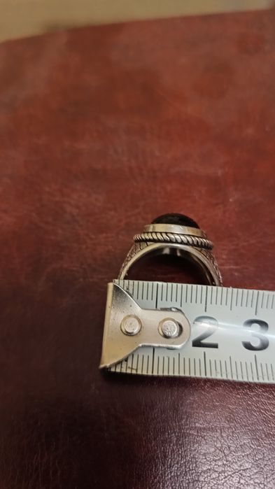 Мъжки стилен сребърен пръстен