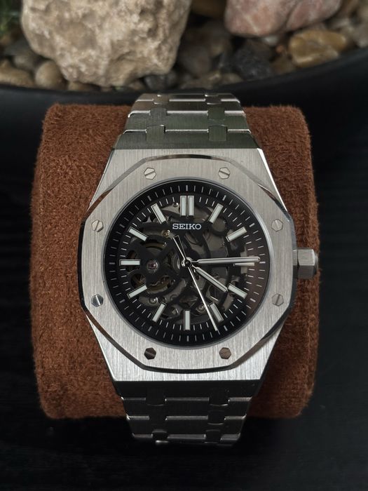 Seiko MOD Automatic NH70 Royal Oak Skeleton 41mm