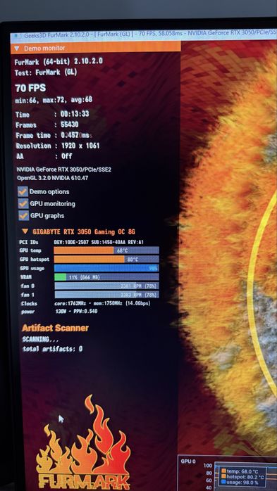 RTX 3050 Gigabyte 8gb