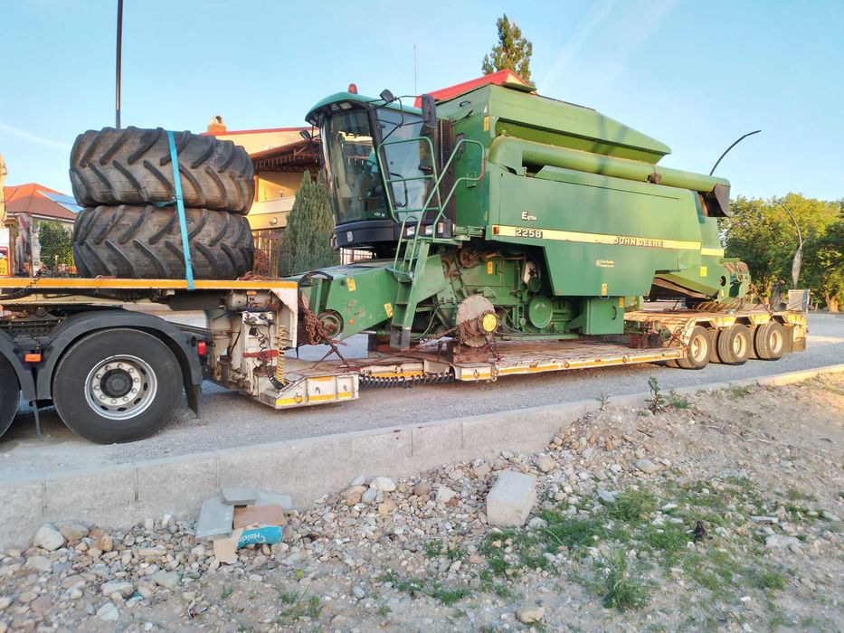 Transport agabaritic, special pentru utilaje agricole, combine/ etc