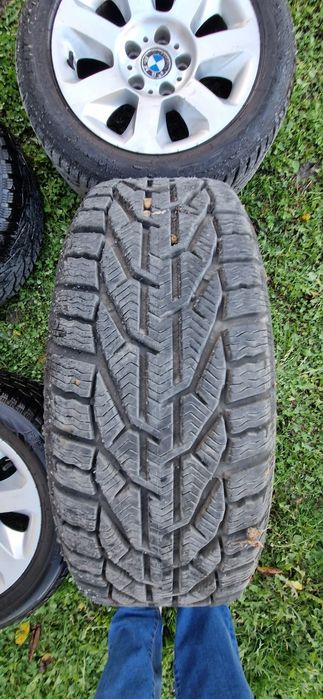 Jante aliaj BMW R16 + gume în stare bună