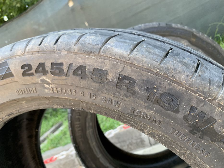 Anvelope Continetal  245/45 R 19 W 98 (199 Ron 2 Bucati)