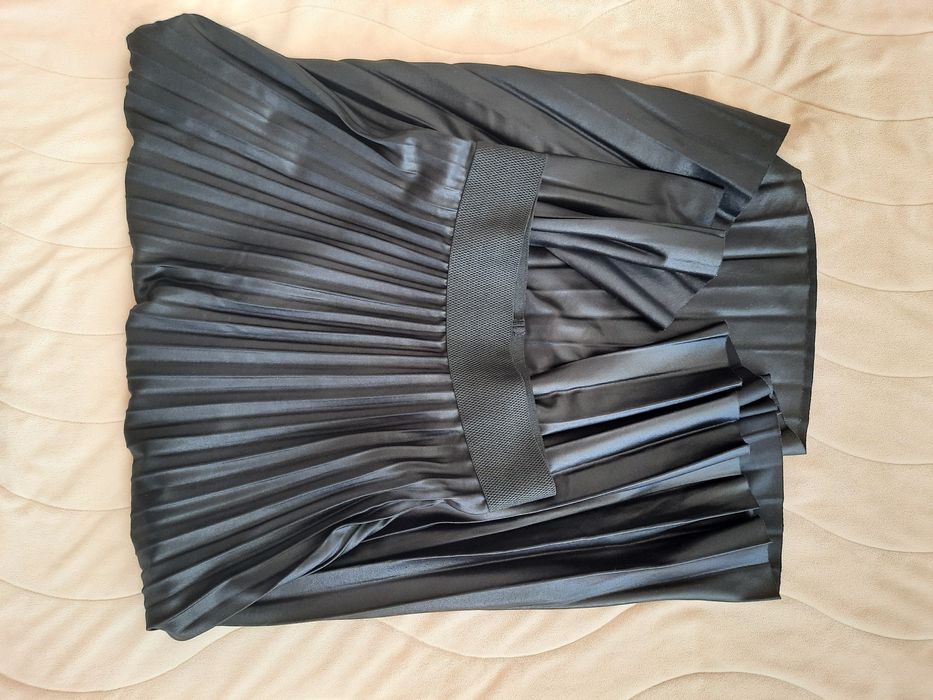 Дълга пола с промазан ефект