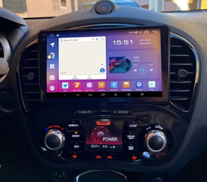 Nissan Juke мултимедия Android GPS Навигация